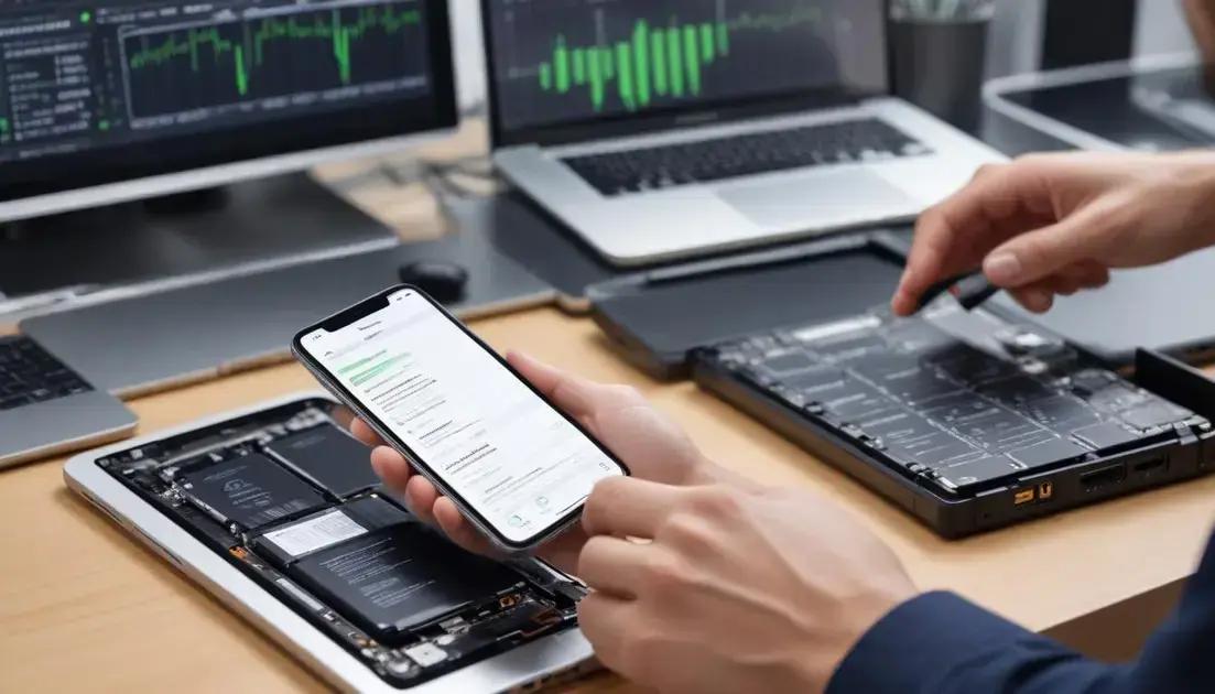 Saúde da Bateria: O Coração do Seu iPhone Saúde da Bateria: O Coração do Seu iPhone