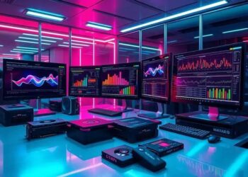 Top 5 SSDs, GPUs e CPUs mais potentes para IA, Trading e Renderização em 2025.