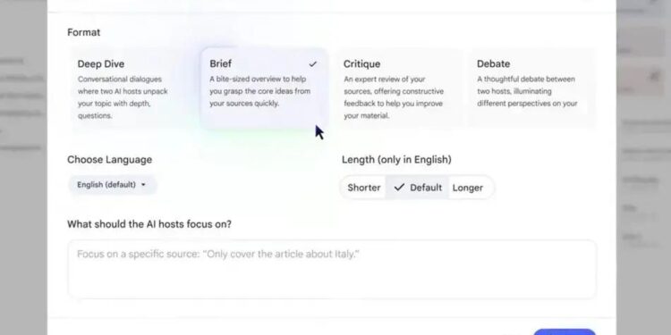 A NOVA FERRAMENTA do Google para CUSTOMIZAR Resumos em Áudio – Confira!