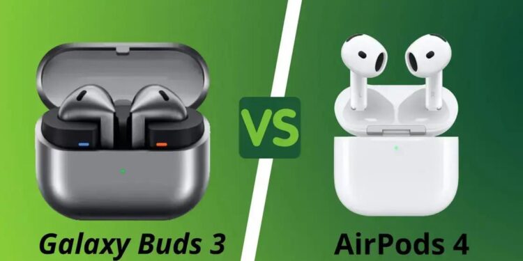 Galaxy Buds 3 vs AirPods 4: Qual é o MELHOR fone Bluetooth para você?