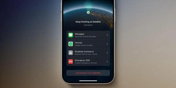 GRÁTIS: iPhones 14 e 15 têm serviços via SATÉLITE até 2026!