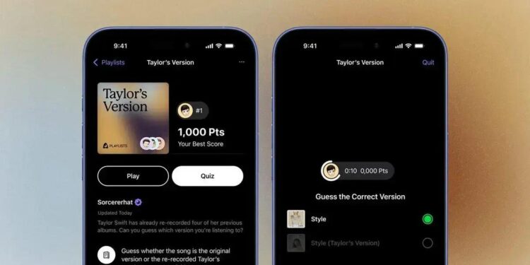 NÃO PERCA! Nova playlist de Taylor Swift no SongCapsule Quiz em 2025!