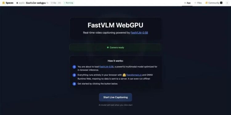 Seu Mac pode RODAR FastVLM pelo navegador – Você não sabia!