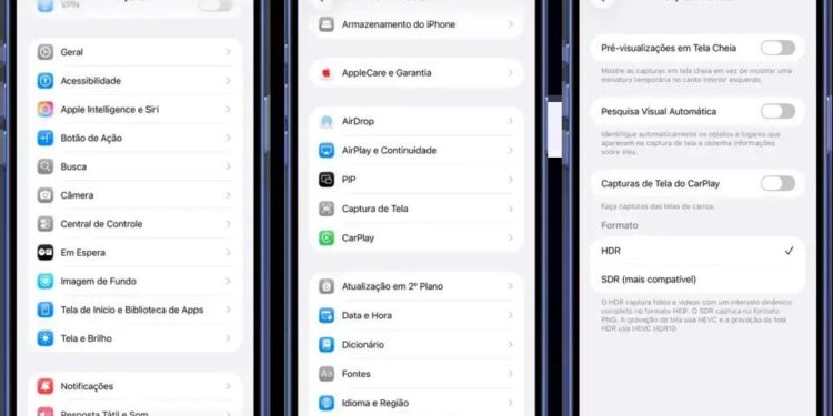 Como CAPTURAR a tela do seu iPhone em formato HDR de forma RÁPIDA!